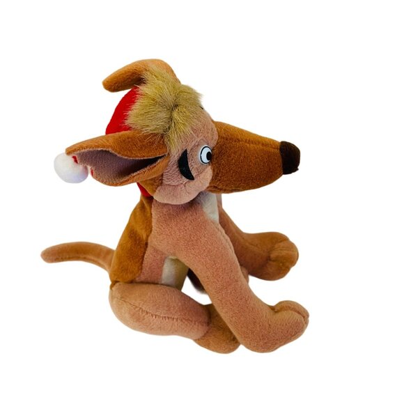 Vintage 1998 Denny's All Dogs Christmas Carol Charlie Plush Toy Collectible - Picture 1 of 4